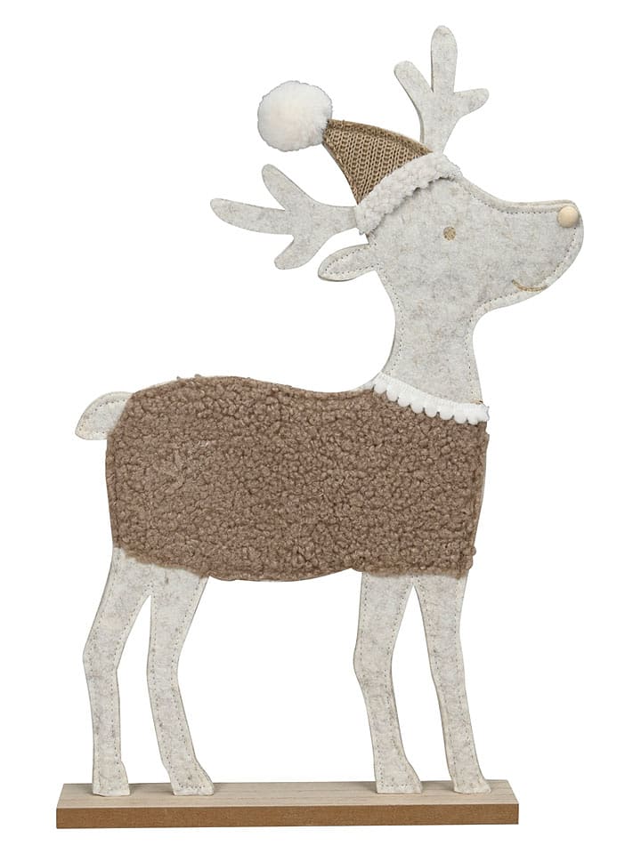 POSIWIO Dekoaufsteller ''Hirsch'' in Braun - (H)45 cm - onesize