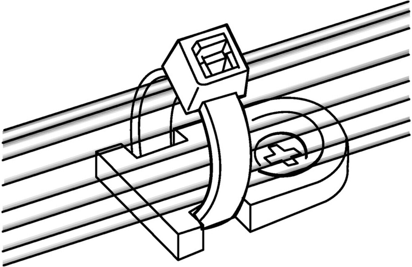 Hellermann Tyton Befestigungssockel MB1-N66-NA-C1 (151-28119)