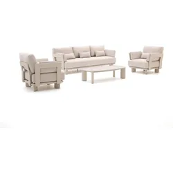 Bellagio Battuello Sessel-Sofa Lounge-Set 4-teilig