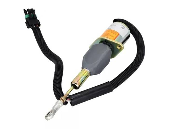 Für John Deere 6076 7.6L 6068 8.1L 653E Drosselklappen-Magnetventil RE504223 762B 1755ES Engine 24V Kraftstoff-Abstellmagnetventil