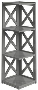 iNSPIRE Q Classic Kelsey X-Frame 3-Shelf Bookcase