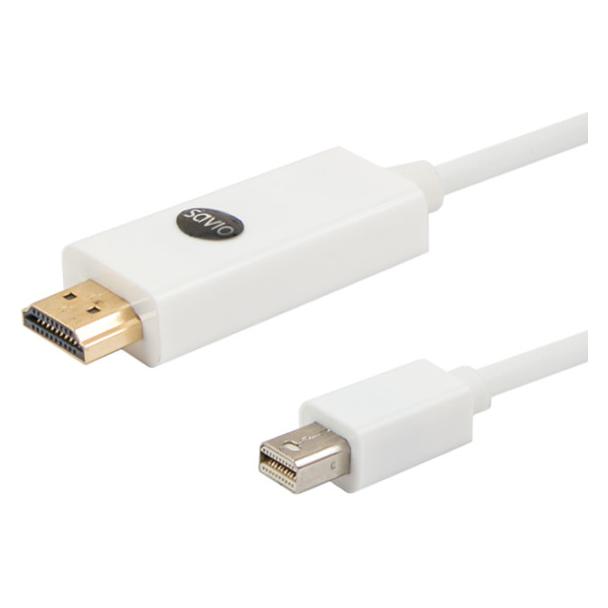 Savio CL-83 Videokabel-Adapter Mini DisplayPort HDMI (1.80 m) (CL-83)