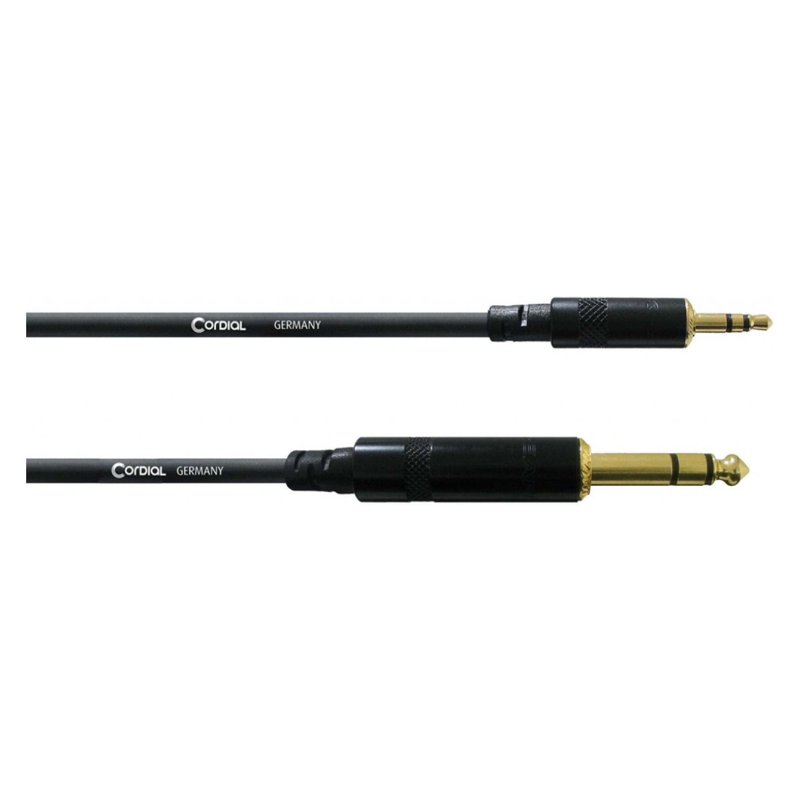 Cordial CFM 3 WV Verbindungskabel (3 m, 6.3mm Klinkenkabel, AUX Kabel) (CFM 3 WV)
