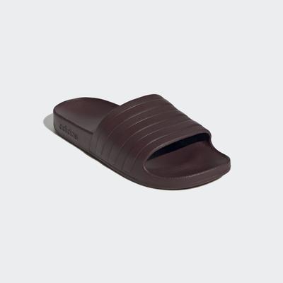 Badesandale ADIDAS SPORTSWEAR "ADILETTE AQUA BADESCHLAPPEN", Damen, Gr. 42, braun (aurora ruby, aurora ruby, aurora ruby), Synthetik, Schuhe, Badelatschen