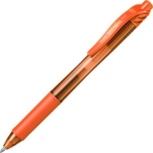 Pentel Gelschreiber EnerGel X, BL107-FX, Strichbreite 0,35 mm, schnelltrocknend, Schreibfarbe orange