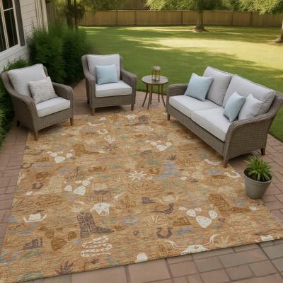 Addison Rugs Machine Washable Indoor/ Outdoor Modern Ranch Chantille Rug