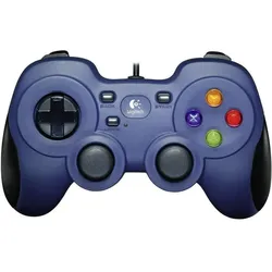 Logitech G F310 (PC), Gaming Controller, Blau, Schwarz