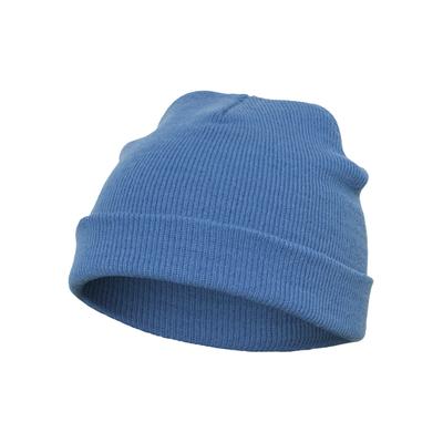 Beanie FLEXFIT "Flexfit Unisex Heavyweight Beanie", Herren, Gr. onesize, blau (clblau), Kunstfaser, Mützen Beanie
