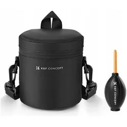 K&F Concept Pokrowiec Futerał Etui Na Obiektyw Lens Wodoodporny 12x8cm + Gruszka K&f / Rozmiar S / Kf13.189 (Objektivtasche), Kameratasche, Mehrfarbig