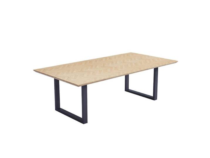 HOME DELUXE Esstisch Eckig AVENCIA inkl. U-Fuß