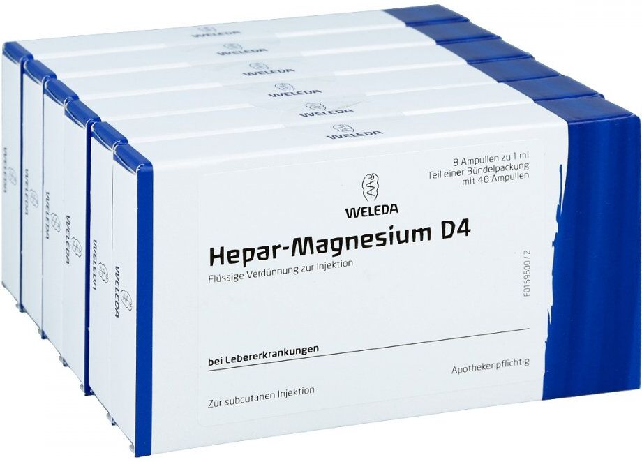 Weleda Hepar-magnesium D4 Ampullen