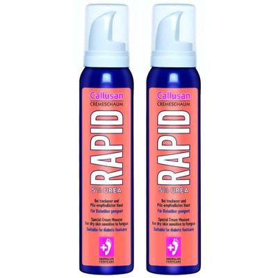Callusan Rapid 5% Urea Cremeschaum Dose 2x 2x125 ml Schaum