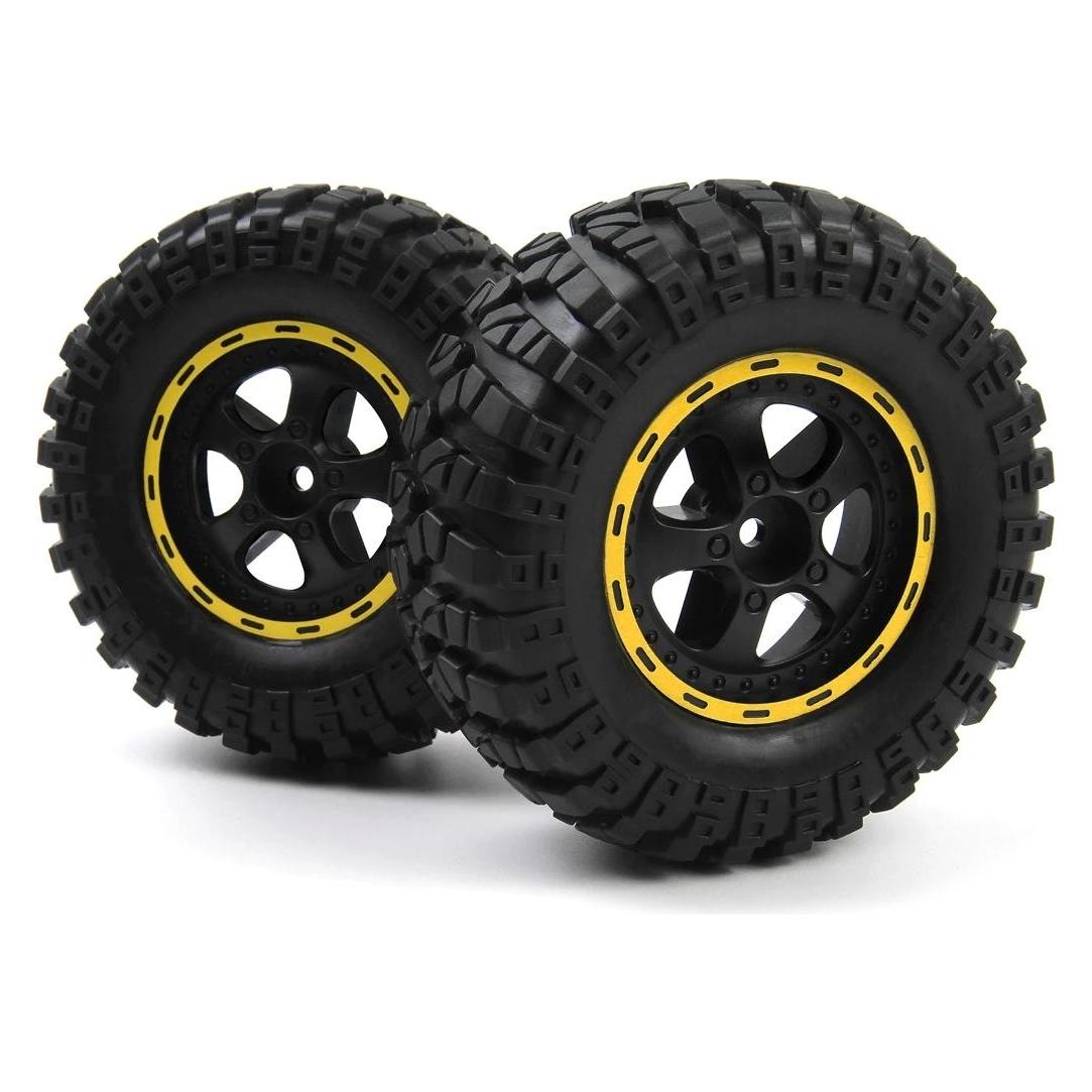 Wittmax Smyter Desert Wheels/Tires Assembled (Yellow/2pcs) (540266)