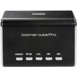 Ultron Aktivbox boomer cube Pro schwarz, Bluetooth Lautsprecher, Schwarz