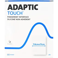 Adaptic Touch 7.6x11 cm Non-Adhe.sil.wundauflage 10 ST
