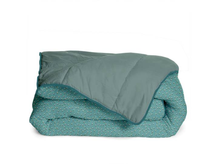 Couette imprimée chaude microfibre réversible 220x240cm