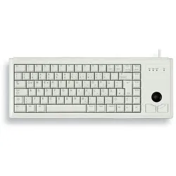 CHERRY Compact-Keyboard G84-4400 PS2 Tastatur Deutsch, QWERTZ Grau Integrierter Trac G84-4400LPBDE-0