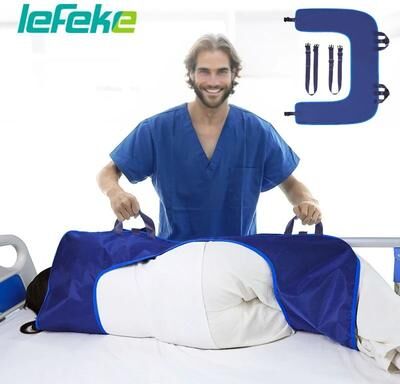 Uplift Essentials Positioning Bed Pad With Reinforced Handles For Elderly And Patient Care l u Positioning Pad