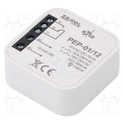 Zamel Elektromagnetisches 12VAC-Box-Relais (EXT10000258)