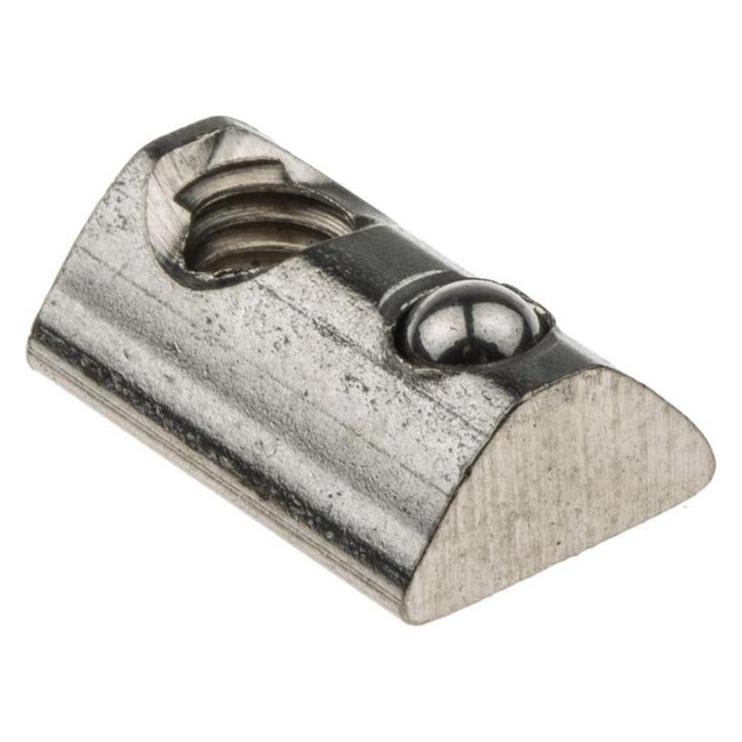 RS PRO Verbindungskomponente, Nutenstein, Befestigungs- und Anschlusselement für 5mm, M4, L. 12mm pa (1809108)