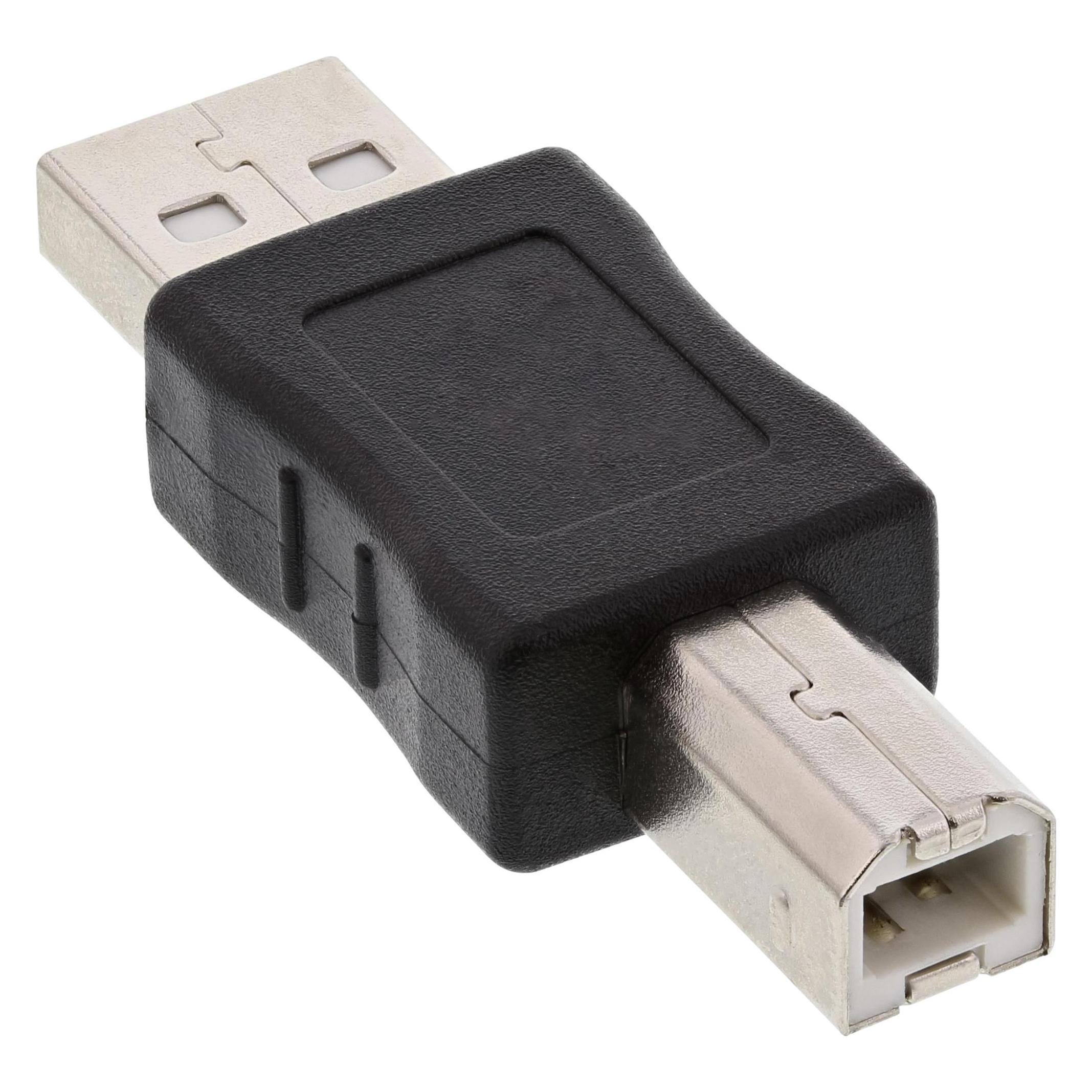 InLine USB 2.0 Adapter (USB-A, USB-B) (33443A)