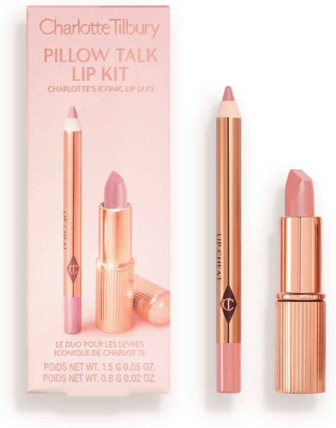 Mini Pillow Talk Lip Kit - Pillow Talk Fair Charlotte Tilbury 2101 Mini Pillow Talk Lip Kit Size: