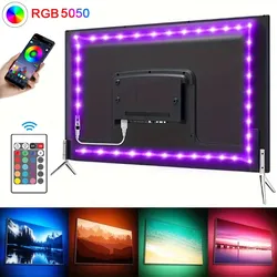 USB-LED-Strip mit Bluetooth-Steuerung für TV - 1m