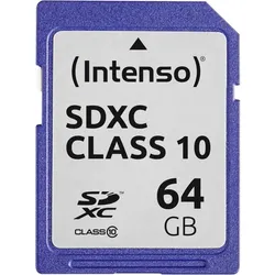 Intenso - Flash-Speicherkarte - 64 GB - Class 10 - SDXC
