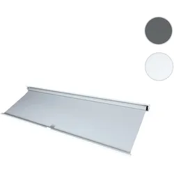 Seitenwand für Pergola HWC-L41, Pavillon Rollo Ersatzseitenwand, Stoff/Textil 3x3,7m ~ weiß