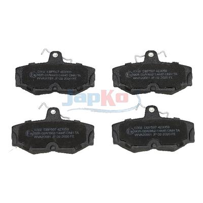 JAPKO Bremsbelagsatz, Scheibenbremse 510302 Hinterachse für Ford AC