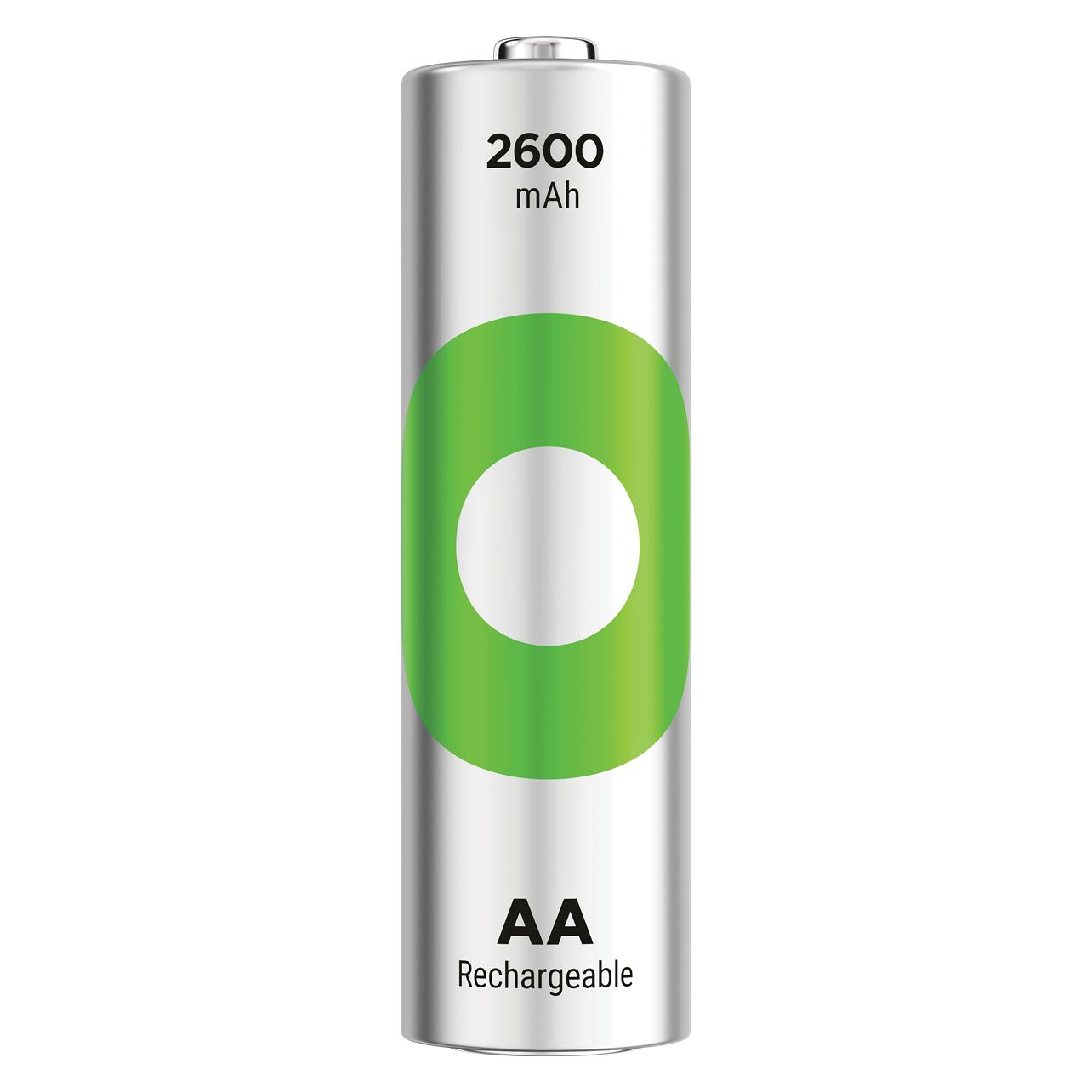 GP Batteries GP Nab??jec?? bat. ReCyko 2600 AA (HR6) - 4ks (4 Stk., AA, 2600 mAh) (1032224260)