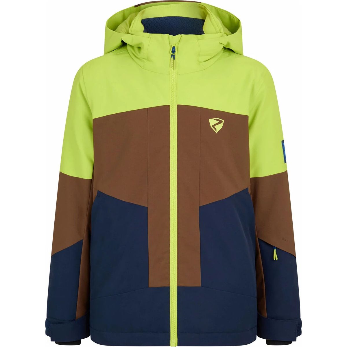 Ziener Agimo-z Jacket Junior Boys dark chestnut ripstop (678) 152 135003-678-152