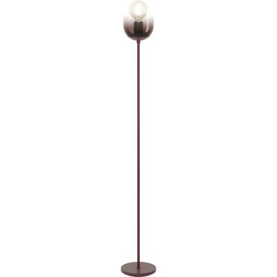 EGLO LED Stehlampe "LEQUILE", bordeaux, 1, Ø 15cm H: 140cm, 1 Stk., Leuchten, Stehleuchte, Stehlampe, Lampe bordeaux, Wohnzimmer, H:140 Ø 15 cm, LED Stehlampe