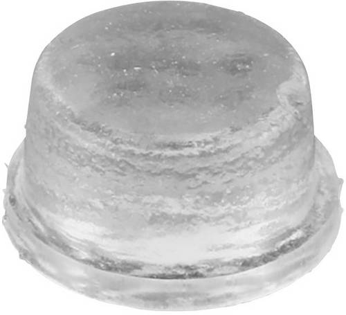 Gerätefuß rutschhemmend, selbstklebend, rund Schwarz (Ø x H) 12.7mm x 6.4mm