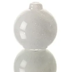 Vase Graciosa mini 10 cm weiß - Rund Glas Lou De Castellane 9.60x9.60 cm