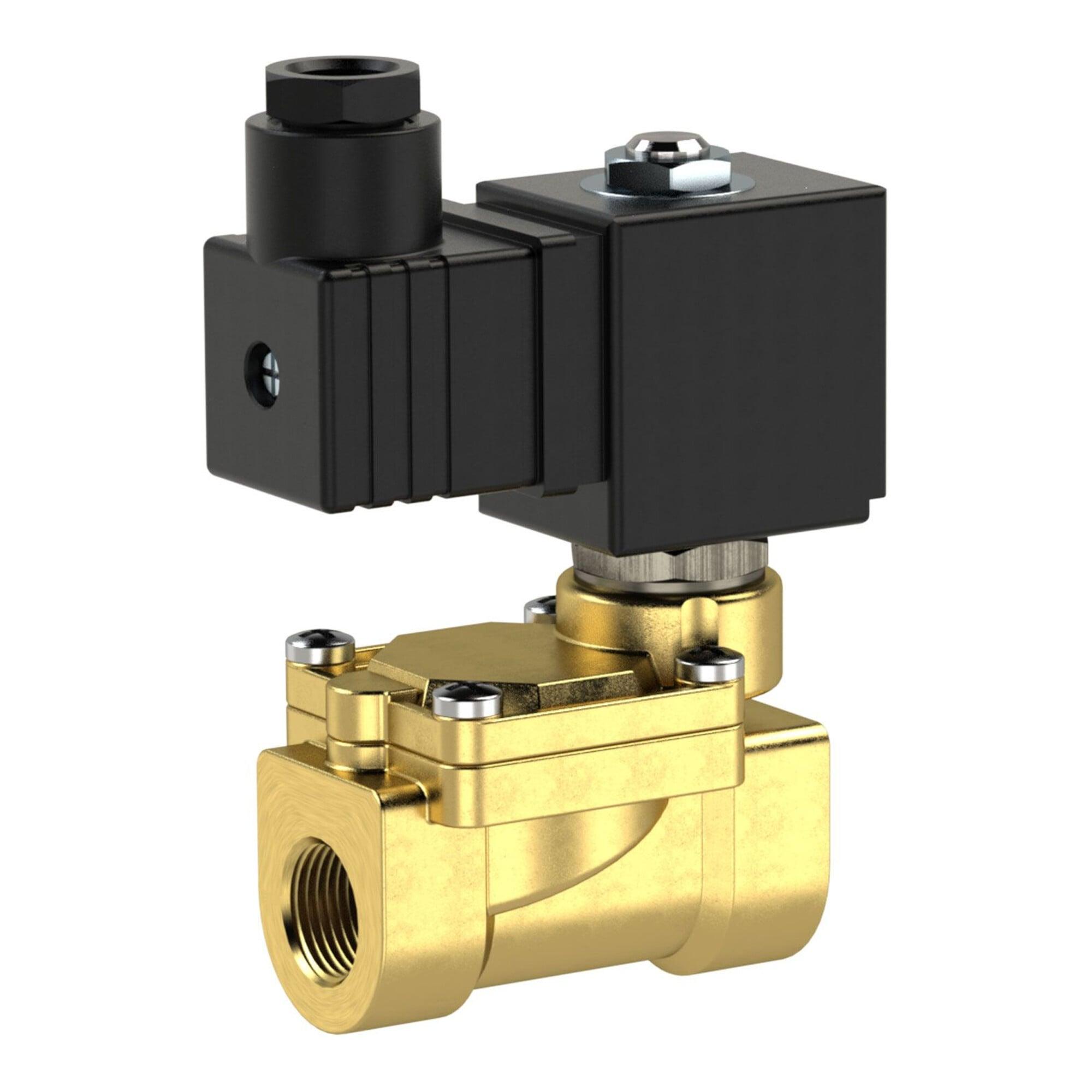 Riegler 2/2-MV,MS,NC,vorge.,24V DC,8W,NBR,G2,PN0,2-10bar (MV 1377 G)