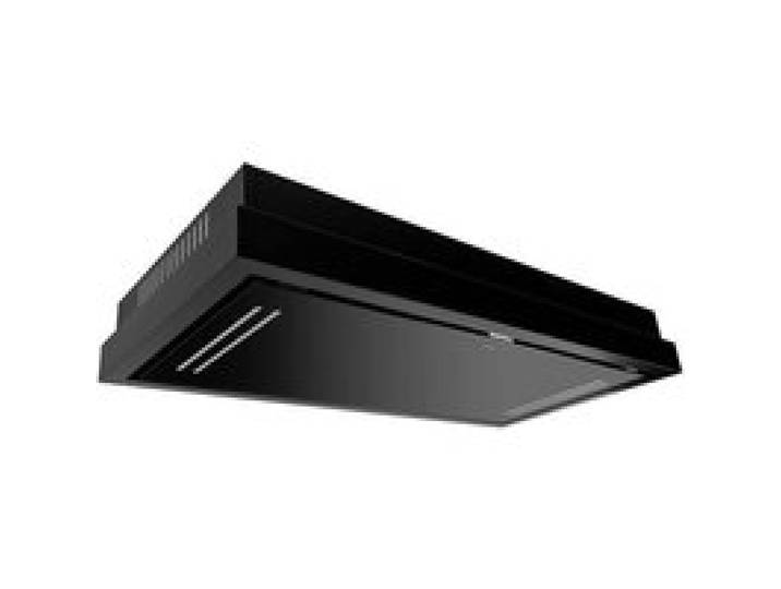 Gurari Hotte encastrable plafond 90 cm GCH 343 90BL Hotte aspirante 1000m³/h Moteur EBM Ionisation électrostatique Recyclage