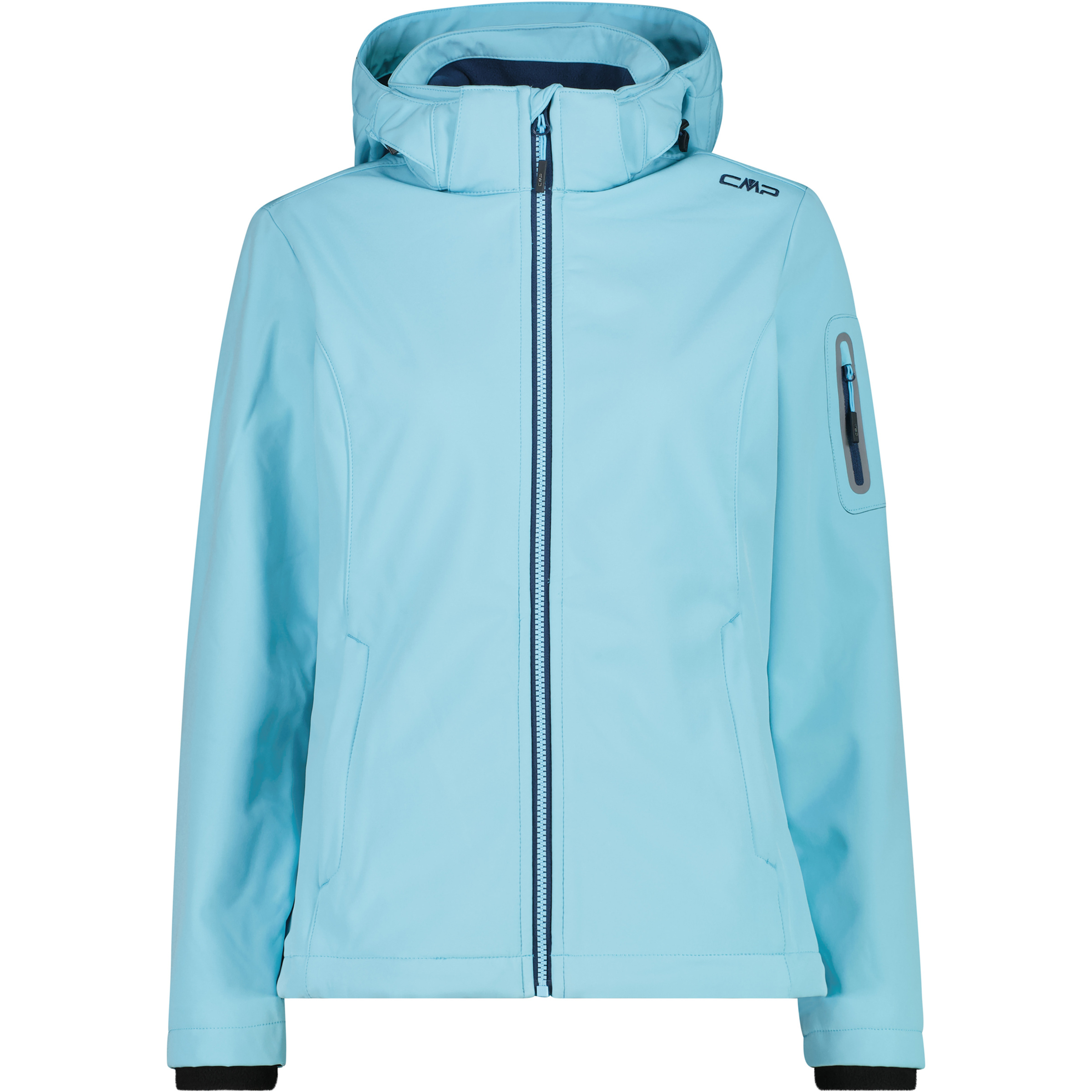 CMP Softshell Damen Softshelljacke blau Größe 3XL Trekking Wasserabweisend Wasserabweisend