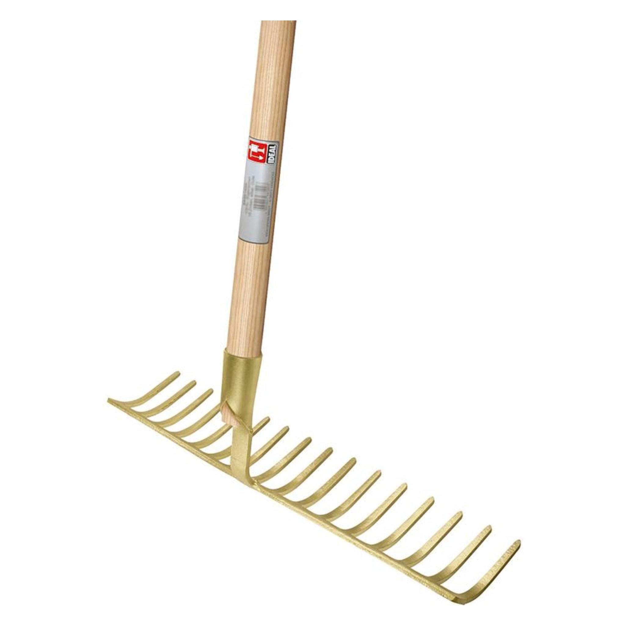 Idealspaten Strassenrechen 14 Zinken Arbeitsbreite 455 mm mit Stiel (4005827660549)