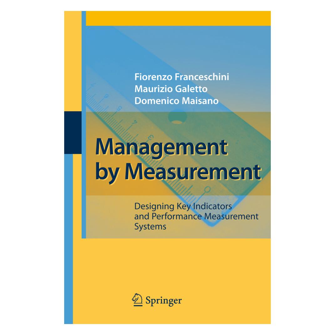 Springer Management by Measurement (Englisch, Softcover, Domenico Maisano, Fiorenzo Franceschini, Maurizio Galetto) (55375896)