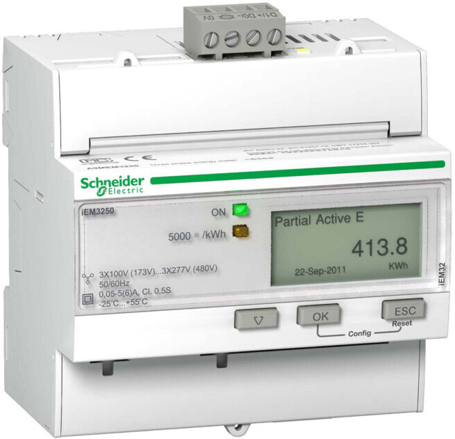 Schneider Electric Compteur d’énergie IEM3250 3P+N 5A Modbus A9MEM3250 (A9MEM3250)