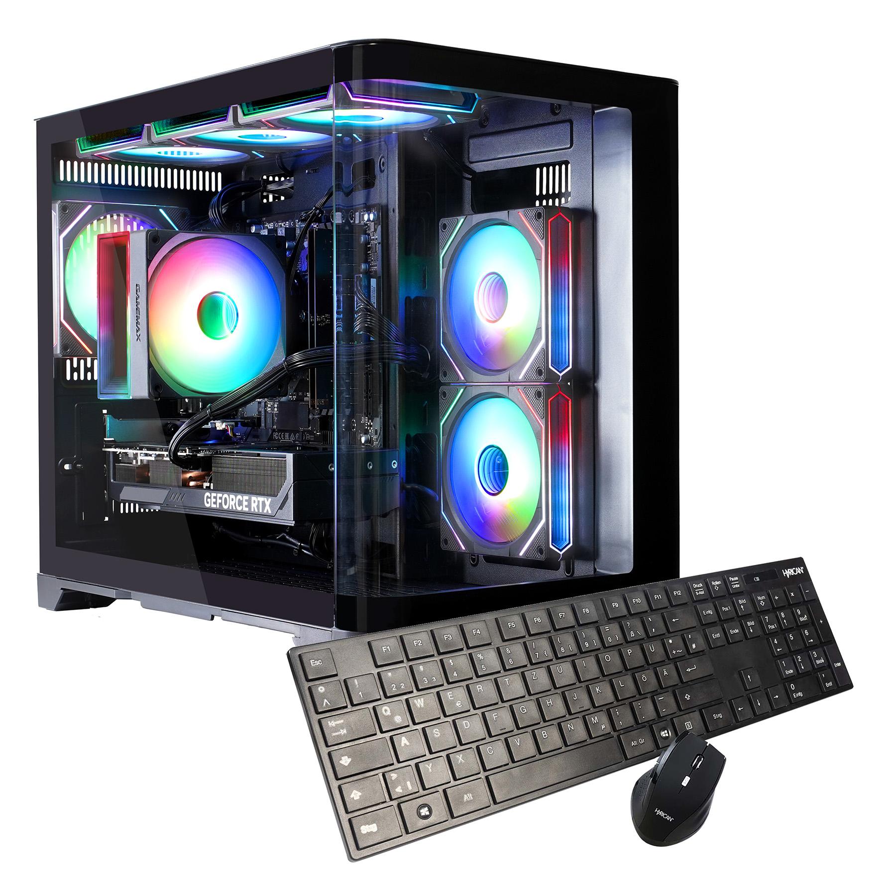 GAMEMAX Gaming-PC HYPE-M BK 8218 AMD Ryzen 5 5500 16GB RAM 1TB SSD RTX 3060 Windows 11