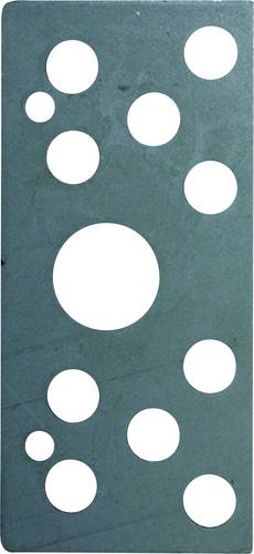 Basi 1303-0001 Distanzplatten-Set Silber