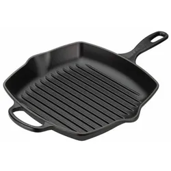 LE CREUSET Grillpfanne 26cm Schwarz SIGNATURE - B/L ca. 20.50x20.50