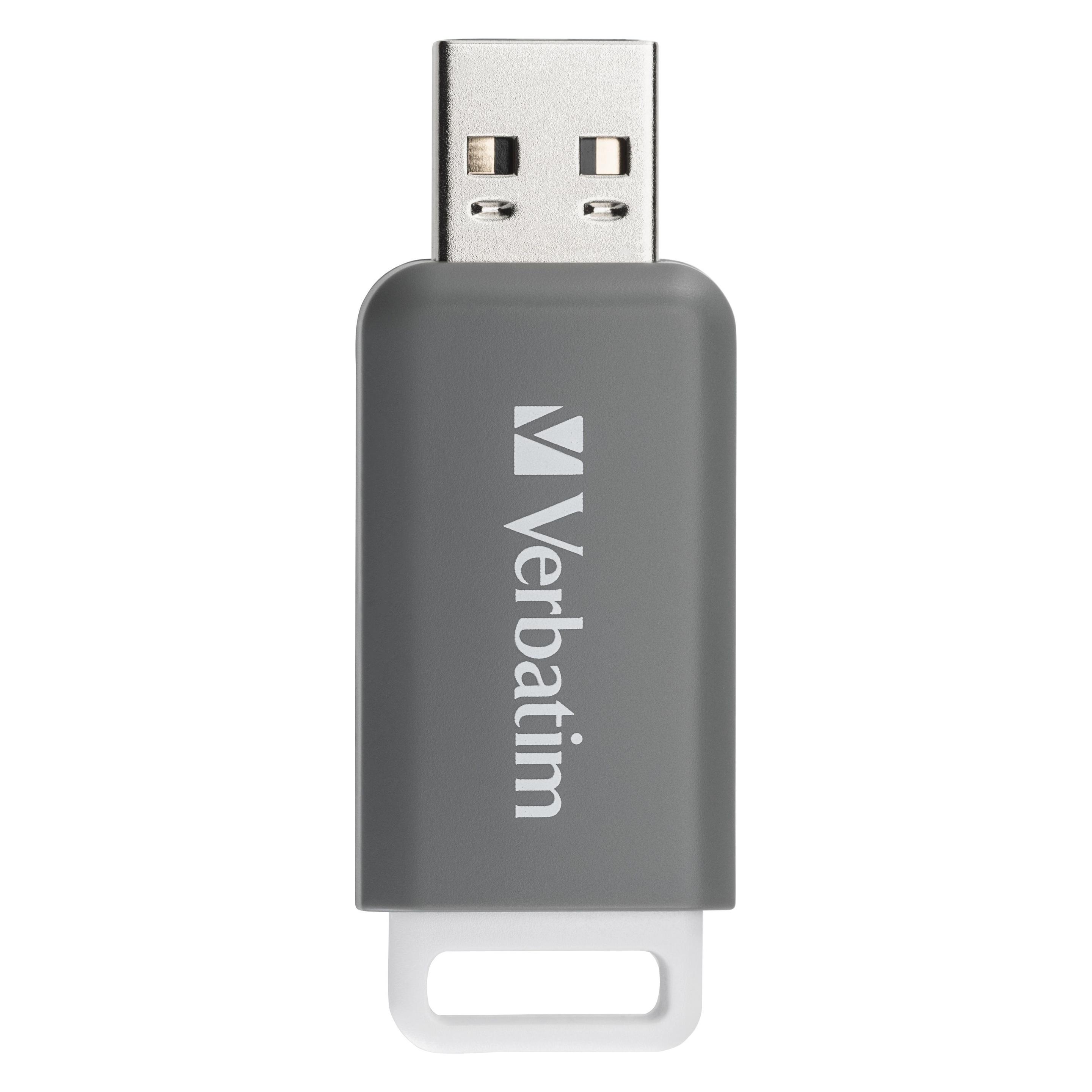Verbatim DataBar USB 2.0 128GB Grey (128 GB, USB-A) (49456)