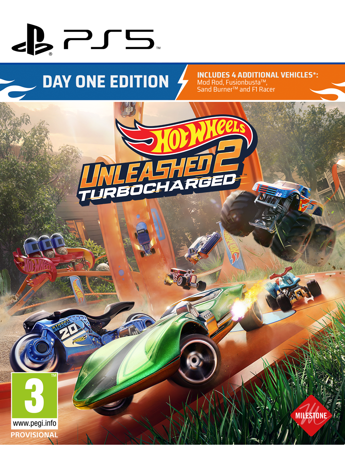 Hot Wheels Unleashed 2 - Turbocharged (Day One Edition) - Sony PlayStation 4 - Rennspiel - PEGI 3