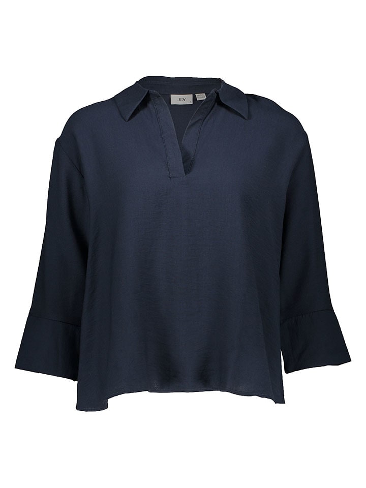 JDY Bluse "Pepper" in Dunkelblau - L