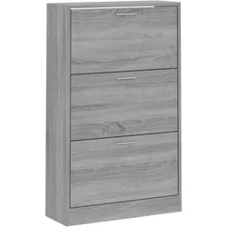 Helloshop26 - Schuhschrank Schuhaufbewahrung Möbel für Eingangsbereich/Flur/Wohnzimmer Sonoma Design 63 x 24 x 103 cm Holzwerkstoff 02_0022084