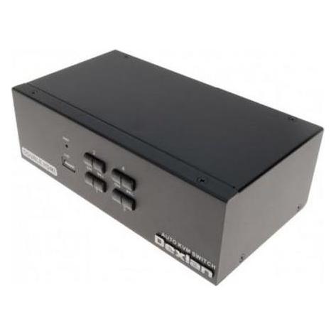 Dexlan 4 Port Dual View KVM Switch HDMI 4K mit USB (061094)