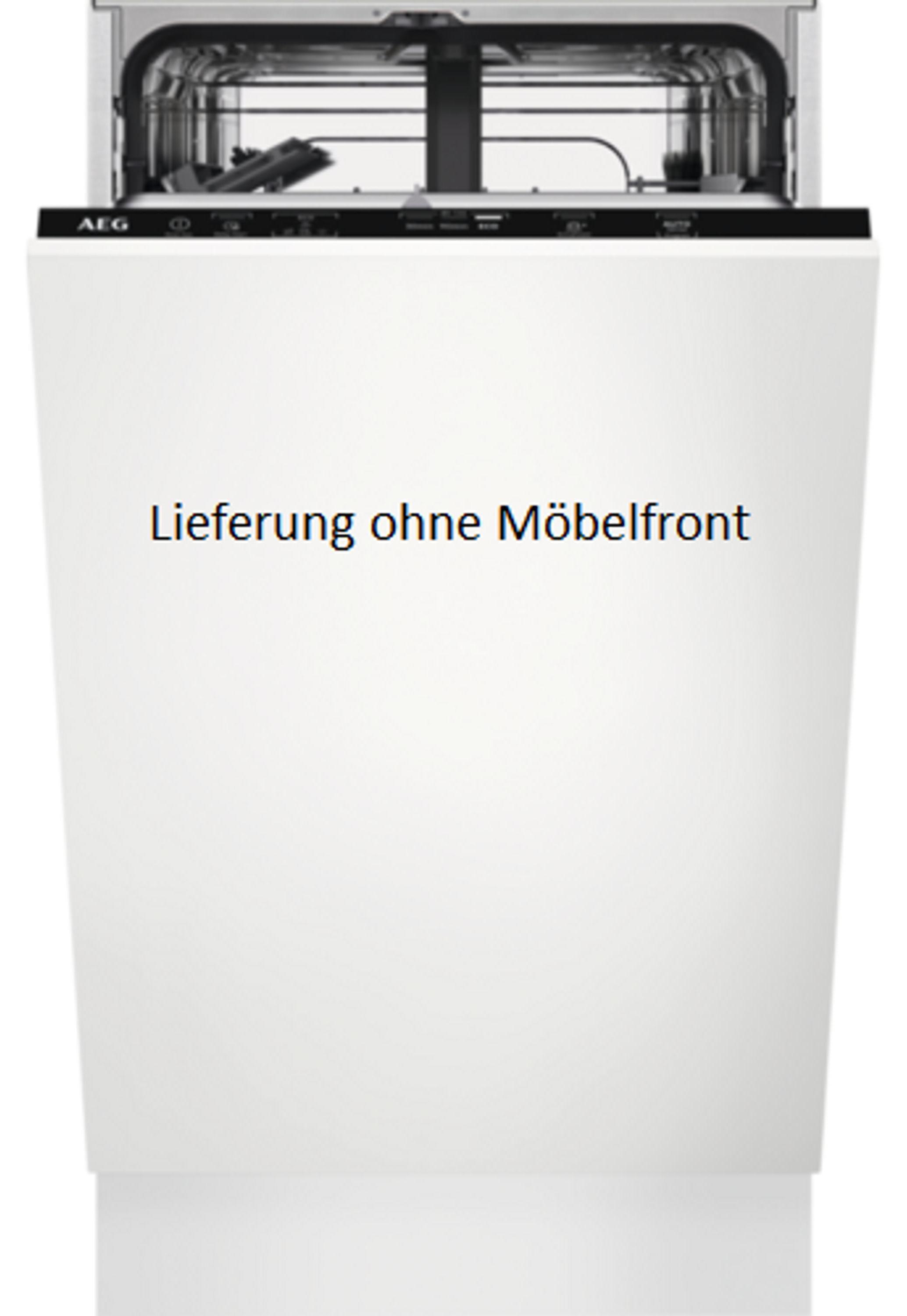 AEG FSE32407Z, Halb integriert, Standardgröße (60 cm), Weiß, Schwarz, Tasten, LED